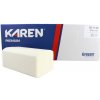 KAREN Papierové utierky ZZ, 100 % celulóza, 2-vrstvové, 21×23 cm, 3000 ks KAREN Papierové utierky ZZ, 100 % celulóza, 2-vrstvové, 21×23 cm, 3000 ks