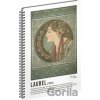 Alfons Mucha Špirálový blok 60 listov A5 Alfons Mucha Špirálový blok 60 listov A5