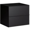 CERANO - Kúpeľňová skrinka pod umývadlo Velora - čierna matná - 60x49, 8x46 cm CER-8050BD7914 CERANO - Kúpeľňová skrinka pod umývadlo Velora - čierna matná - 60x49, 8x46 cm CER-8050BD7914