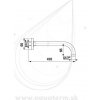 JIKA CUBITO-N sprchové rameno 400 mm chróm 3.661X.0.004.005.1 JIKA CUBITO-N sprchové rameno 400 mm chróm 3.661X.0.004.005.1