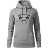 Silný ročník - Letopočet 1976 - Mikina dámská Cape s kapucí - XL ( Tmavosivý melír ) Silný ročník - Letopočet 1976 - Mikina dámská Cape s kapucí - XL ( Tmavosivý melír )