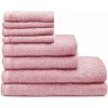 Ružové rýchloschnúce/froté bavlnené uteráky a osušky v súprave 8 ks Quick Dry – Catherine Lansfield Ružové rýchloschnúce/froté bavlnené uteráky a osušky v súprave 8 ks Quick Dry – Catherine Lansfield