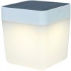 Lutec 6908001331 Stolové solárne svietidlo CUBE LED, 1W, 100lm, 3000K, IP44, biela Lutec 6908001331 Stolové solárne svietidlo CUBE LED, 1W, 100lm, 3000K, IP44, biela