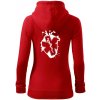 Srdce zdravia - Mikina dámska trendy zipper s kapucňou - L ( Červená ) Srdce zdravia - Mikina dámska trendy zipper s kapucňou - L ( Červená )