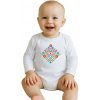 Detské body s potlačou New Baby Ľudový vzor vtáčiky - 68 (4-6m) Detské body s potlačou New Baby Ľudový vzor vtáčiky - 68 (4-6m)