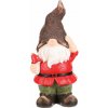 Záhradná dekorácia Trpaslík červený kabát, 19 x 18 x 42 cm Záhradná dekorácia Trpaslík červený kabát, 19 x 18 x 42 cm