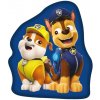 Jerry Fabrics Tvarovaný plyšový vankúš Paw Patrol Blue Polyester 31x28