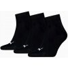 Puma quarter plain 3 páry čierné