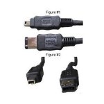 Kábel FireWire 6-pin/4-pin 5m
