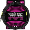 Ernie Ball Headphone Extension Cable 3.5mm to 3.5mm 10' Black Ernie Ball Headphone Extension Cable 3.5mm to 3.5mm 10' Black