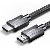 Ugreen HD135 HDMI 2.1 kábel 8K 60Hz / 4K 120Hz 3D 2m, sivý (HD135 70321)