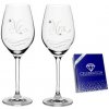 Celebration crystals Poháre na víno CRYSTALS MR AND MRS 360 ml, 2 ks Celebration crystals Poháre na víno CRYSTALS MR AND MRS 360 ml, 2 ks