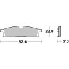 SBS Brzdové doštičky 589RSI (MOR 89) SBS Brzdové doštičky 589RSI (MOR 89)