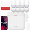 Bezdrôtová súprava alarmu AX PRO, 8x PIR detektor pohybu, siréna, WiFi, GPRS - Hikvision Bezdrôtová súprava alarmu AX PRO, 8x PIR detektor pohybu, siréna, WiFi, GPRS - Hikvision
