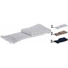 Bavlnená štrikovaná huňatá deka so strapcami v troch farebných prevedeniach 130 x 170 cm 41447 Bavlnená štrikovaná huňatá deka so strapcami v troch farebných prevedeniach 130 x 170 cm 41447