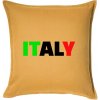 Italy Nápis - Vankúš 50x50 - 50x50 - Iba poťah ( Zlatožltá ) Italy Nápis - Vankúš 50x50 - 50x50 - Iba poťah ( Zlatožltá )