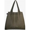 Nákupná taška cez rameno LOQI PLEATED Olive