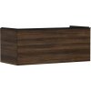 Hansgrohe Xelu Q Umývadlová skrinka, 50x118x55 cm, 1 zásuvka, tmavý orech/matná čierna 54065670-HG Hansgrohe Xelu Q Umývadlová skrinka, 50x118x55 cm, 1 zásuvka, tmavý orech/matná čierna 54065670-HG
