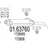 Koncový tlmič výfuku MTS 01.63760 Koncový tlmič výfuku MTS 01.63760