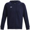Under Armour mikina s kapucňou UA Rival Fleece FZ Hoodie-BLU 1379767-410 Under Armour mikina s kapucňou UA Rival Fleece FZ Hoodie-BLU 1379767-410