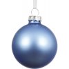 Vianočná ozdoba sklenená guľa Ø 15 cm tmavo modrá Vianočná ozdoba sklenená guľa Ø 15 cm tmavo modrá