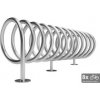 Obojstranný stojan na 8 bicyklov, SPIRAL MAXI 8 miestny, pozinkovaný Obojstranný stojan na 8 bicyklov, SPIRAL MAXI 8 miestny, pozinkovaný