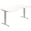 Hobis Pracovný stôl Motion Ergo, ZO, 3S, 180x61-128x90 cm, biela/sivá Hobis Pracovný stôl Motion Ergo, ZO, 3S, 180x61-128x90 cm, biela/sivá