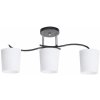 Candellux Esnyr stropné svietidlo 3x40 W biela-čierna-chrómová 33-22660 Candellux Esnyr stropné svietidlo 3x40 W biela-čierna-chrómová 33-22660