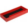 Plastová krabička na posuvné meradlo 35-250x100 mm, červená Plastová krabička na posuvné meradlo 35-250x100 mm, červená