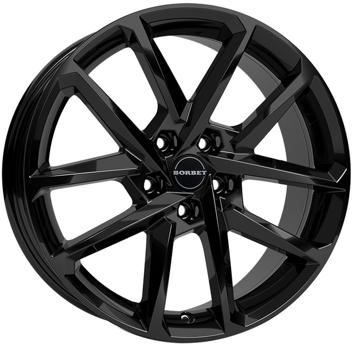 Borbet N 8x18 5x112 ET49 black gloss