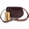 VOOC Malá kožená crossbody kabelka 142 - Hnedá 142 VOOC Malá kožená crossbody kabelka 142 - Hnedá 142