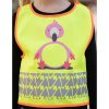 Korntex Wildlife detská reflexná vesta KX119K Flamingo Yellow