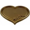 Sempro Podstavec pod sviečky SRDCE 37x31cm zlatý Sempro Podstavec pod sviečky SRDCE 37x31cm zlatý