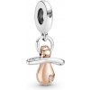 Visiaci Prívesok PANDORA pozlátený Cumlík 781490C01 Visiaci Prívesok PANDORA pozlátený Cumlík 781490C01