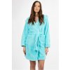 Dámsky huňatý župan Diana tyrkysový XXL Dámsky huňatý župan Diana tyrkysový XXL