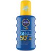 Nivea Sun Kids Caring spray barevný SPF50+ 200 ml Nivea Sun Kids Caring spray barevný SPF50+ 200 ml