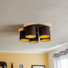 Luminex Stropné svietidlo Jovin s piatimi tienidlami na lampu čierne/zlaté - 5249 Luminex Stropné svietidlo Jovin s piatimi tienidlami na lampu čierne/zlaté - 5249