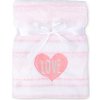Babymatex Deka RICCO s výšivkou 75x100 cm - Ružová Srdce Babymatex Deka RICCO s výšivkou 75x100 cm - Ružová Srdce
