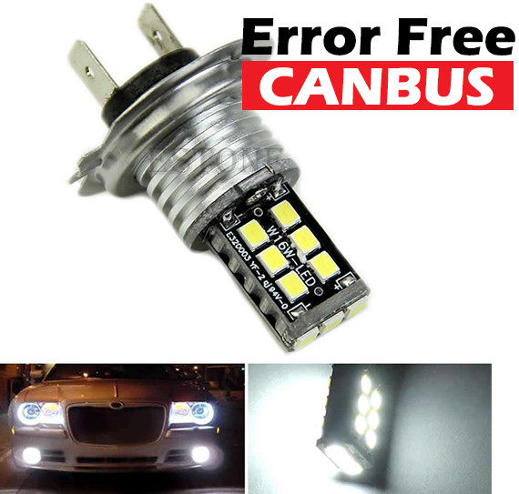 LED auto žiarovka H7, 15 SMD 3535 6W 12V Canbus