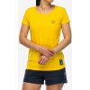 La Sportiva CLIMBING ON THE MOON T-Shirt Women žltá