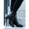 Členkové čižmy z pravej kože B-04 čierne, VEĽKOSŤ OBUV NOVÉ 36 Členkové čižmy z pravej kože B-04 čierne, VEĽKOSŤ OBUV NOVÉ 36