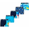 Chlapčenské boxerky Baby Shark 5 Pack - Frogies modrá | svetlomodrá | krémová 4-5 Y Licensed