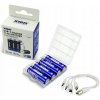 Lítiovo-iónové batérie Xtar AA (R6) 3000 mAh, 4 ks Lítiovo-iónové batérie Xtar AA (R6) 3000 mAh, 4 ks