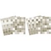 Dimex nálepky na obkladačky - Mozaika šedobéžová - 15 x 15 cm, DS-016 + samolepiace Dimex nálepky na obkladačky - Mozaika šedobéžová - 15 x 15 cm, DS-016 + samolepiace