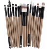 Verk 24381 Sada kozmetických štetcov 20 kusov hnedo-čiernej Verk 24381 Sada kozmetických štetcov 20 kusov hnedo-čiernej