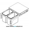 Smetný kôš STARAX, šírka skrinky 600 mm (nádoby 2x 24 L, celovýsuv Blum) Smetný kôš STARAX, šírka skrinky 600 mm (nádoby 2x 24 L, celovýsuv Blum)