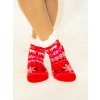 Úžasné detské teplé ponožky Vianočný zázrak červené, Veľkosť 28-31 Úžasné detské teplé ponožky Vianočný zázrak červené, Veľkosť 28-31