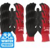 MILWAUKEE 12(pár) x Zimné rukavice odolné proti prerezaniu Stupeň 1 XL/10 114289 MILWAUKEE 12(pár) x Zimné rukavice odolné proti prerezaniu Stupeň 1 XL/10 114289