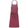 Kariban Zástěra Sommelier K890 s laclem COT-20K890w3699 Marsala