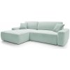 Wilsondo Rohová rozkladacia sedačka Bouli - mentolová Strana: Ľavá Wilsondo Rohová rozkladacia sedačka Bouli - mentolová Strana: Ľavá